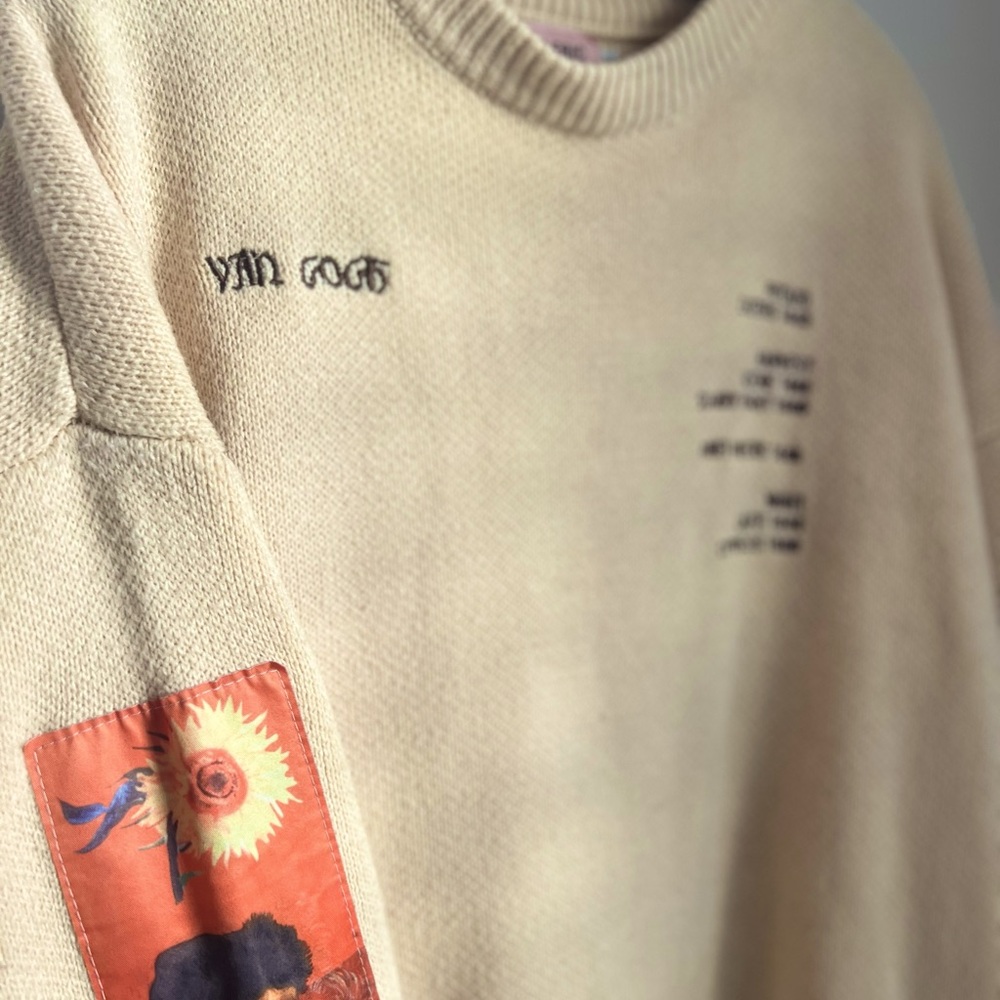 AELFRIC EDEN!! Sunflowers & Self-Portrait Sweater